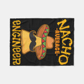 Nacho Average Engineer Engineering Professorenzeit Fleecedecke (Vorderseite (Horizontal))