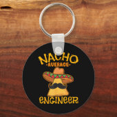 Nacho Average Engineer Engineering Professorenzeit Schlüsselanhänger (Vorderseite)