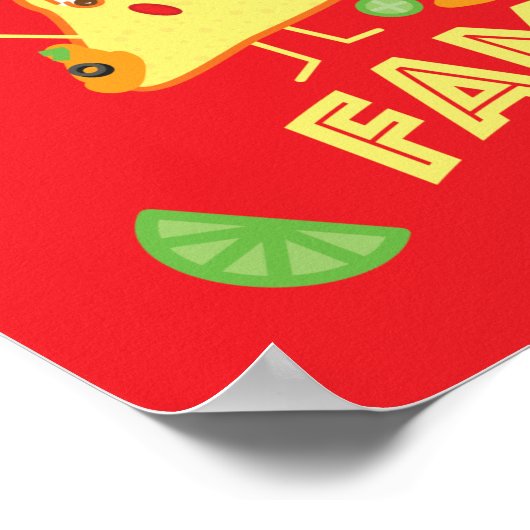 Nacho Average Family Poster (Ecke)