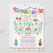 Nacho Average Fiesta Drive Through Baby Shooter Einladung (Vorderseite)