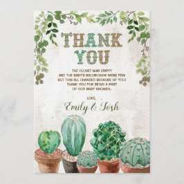 Nacho Average Fiesta Kinderdusche Danke Karte