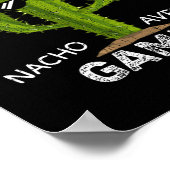 Nacho Average Funny Gamer Video Game Lover Gaming Poster (Ecke)