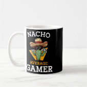 Nacho Average Gamer Video Game Player Funny Mexica Kaffeetasse (Links)