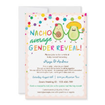 Nacho Average Gender Reveal - Virtual Baby Shower