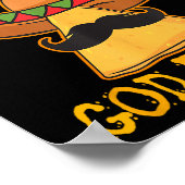 Nacho Average God Pater Godparent Cinco De Mayo F Poster (Ecke)