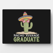 Nacho Average Graduate Cactus Abschluss Mexican Fotoplatte (Vorderseite)