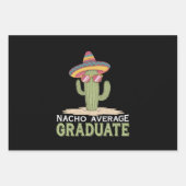 Nacho Average Graduate Cactus Abschluss Mexican Geschenkpapier Set (Vorderseite)