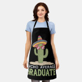 Nacho Average Graduate Cactus Abschluss Mexican Schürze (Getragen)