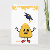 Nacho Average Graduate Funny gratuliert Karte (Rückseite)
