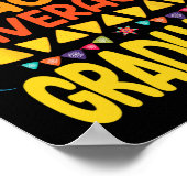 Nacho Average Graduate Funny Mexican Fiesta Cinco Poster (Ecke)