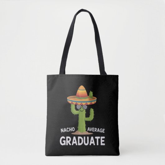 Nacho Average Graduate High School College Humor Tasche (Vorderseite)