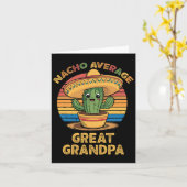 Nacho Average Great Opa Matching Mexican Cinco Karte (Gelbe Blume)
