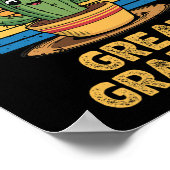 Nacho Average Great Opa Matching Mexican Cinco Poster (Ecke)