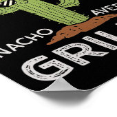 Nacho Average Griller Cactus Grillen Spaß Grill Co Poster (Ecke)