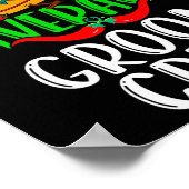 Nacho Average Groom Crew Mexican Funny Cinco De Ma Poster (Ecke)