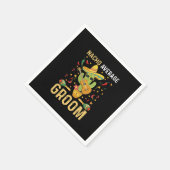 Nacho Average Groom Mexican Husband Cinco De Mayo Serviette (Ecke)