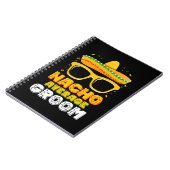 Nacho Average Groom Wedding Cinco de Mayo Notizblock (Linke Seite)