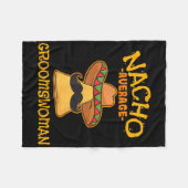 Nacho Average Groomswoman Mexican Cinco De Mayo Fi Fleecedecke (Vorderseite (Horizontal))