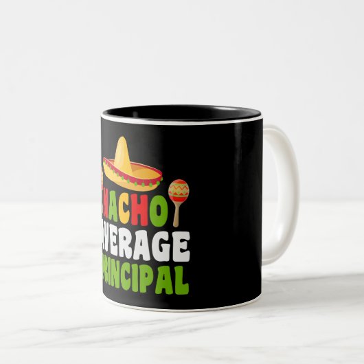 Nacho Average Haupt Zwei-Tone-Kaffee-Tasse Zweifarbige Tasse (VorderseiteRechts)