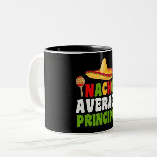 Nacho Average Haupt Zwei-Tone-Kaffee-Tasse Zweifarbige Tasse (Vorderseite Links)