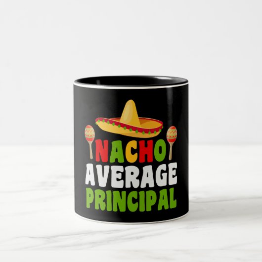 Nacho Average Haupt Zwei-Tone-Kaffee-Tasse Zweifarbige Tasse (Mittel)