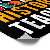 Nacho Average History Teacher Funny Cinco De Mayo Poster (Ecke)