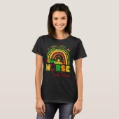 Nacho Average Icu Nurse Rainbow Cinco De Mayo Mexi T-Shirt (Vorne ganz)