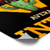 Nacho Average Intern Funny New Job Coworker Office Poster (Ecke)