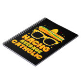 Nacho Average Katholische Kirche Cinco De Mayo Notizblock (Linke Seite)