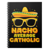 Nacho Average Katholische Kirche Cinco De Mayo Notizblock (Vorderseite)