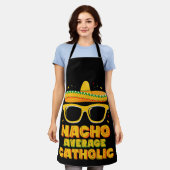 Nacho Average Katholische Kirche Cinco De Mayo Schürze (Getragen)