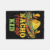 Nacho Average Kid Cinco De Mayo Mexican Matching F Fleecedecke (Vorderseite (Horizontal))