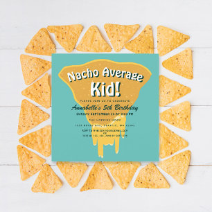 Nacho Average Kid Geburtstag Einladung
