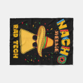 Nacho Average Krass Tech Radiologiologist Cin Fleecedecke (Vorderseite (Horizontal))