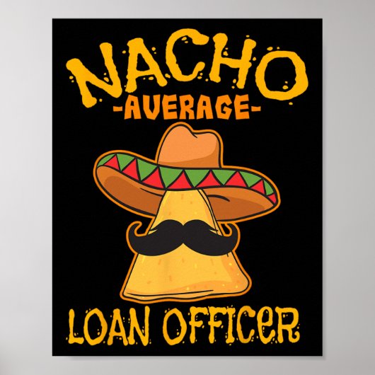 Nacho Average Kreditvorstand Originator Cinco De M Poster (Vorne)