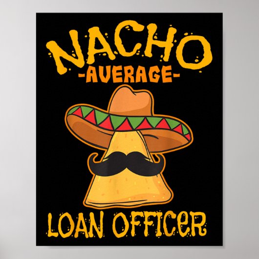 Nacho Average Kreditvorstand Originator Cinco De M Poster (Vorne)