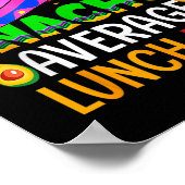 Nacho Average Lunch Lady Cinco De Mayo Fiesta Mexi Poster (Ecke)