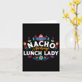 Nacho Average Lunch Lady Cinco De Mayo Matching Fa Karte (Gelbe Blume)