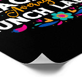 Nacho Average Lunch Lady Cinco De Mayo Matching Fa Poster (Ecke)