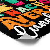 Nacho Average Lunch Lady Cinco De Mayo Mexico Fies Poster (Ecke)