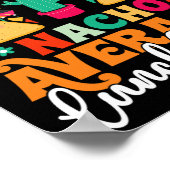 Nacho Average Lunch Lady Cinco De Mayo Mexico Fies Poster (Ecke)