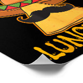 Nacho Average Lunch Lady Mexican Cook Cinco De May Poster (Ecke)