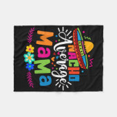 Nacho Average Mama Cinco De Mayo Mama Mother Mexic Fleecedecke (Vorderseite (Horizontal))