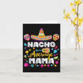 Nacho Average Mama Cinco De Mayo Mexican Matching Karte (Gelbe Blume)