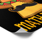 Nacho Average Mathematik Lehrer Mathematik Cinco D Poster (Ecke)