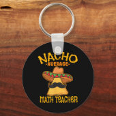 Nacho Average Mathematik Lehrer Mathematik Cinco D Schlüsselanhänger (Vorderseite)