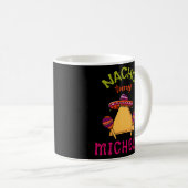 Nacho Average Michele Personalisiert Name Taco Kaffeetasse (VorderseiteRechts)
