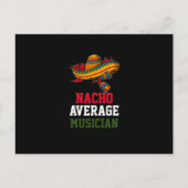 Nacho Average Musiker Postkarte (Vorderseite)