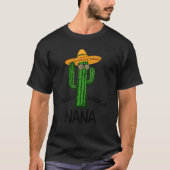 Nacho Average Nana Grandma Cinco De Mayo Fiesta T-Shirt (Vorderseite)