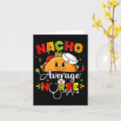Nacho Average Nurse Cinco De Mayo Fiesta Mexican N Karte (Gelbe Blume)